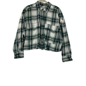 Abercrombie & Fitch crop women's shirt Small oversized  up to 50'chest 20' long